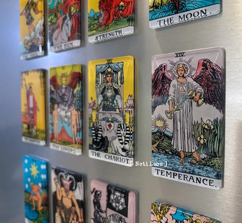 Tarot Card Fridge Magnet - The High Priestess Acrylic Decor