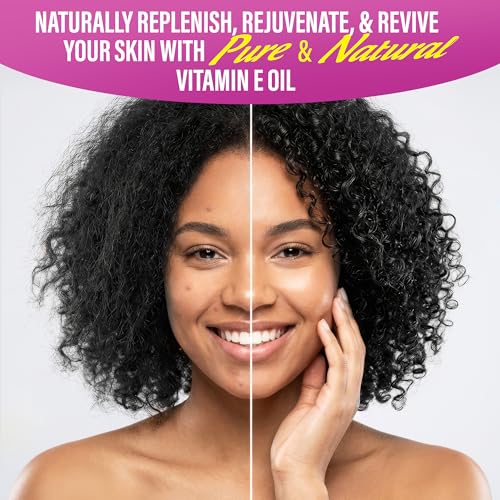 GuruNanda Vitamin E Oil 4 fl oz – Pure & Natural Skin, Hair & Nail Oil (Pack of 1)