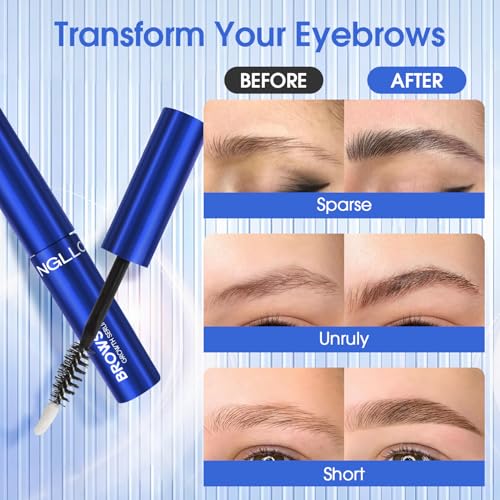 YNGLLC Eyebrow Growth Serum - Peptide Formula for Thicker, Fuller Brows (5ml)