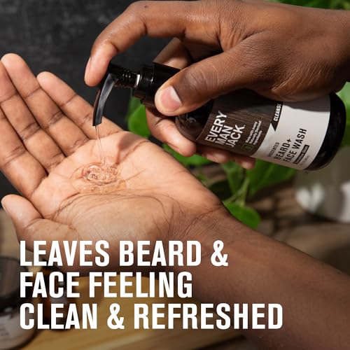 Every Man Jack Beard + Face Wash, Unscented, 6.7 fl.oz (Pack of 2)