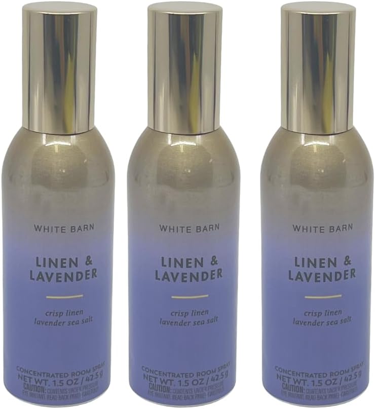 Linen & Lavender Concentrated Room Spray | 1.5oz - Pack of 3 for Fresh Home Fragrance