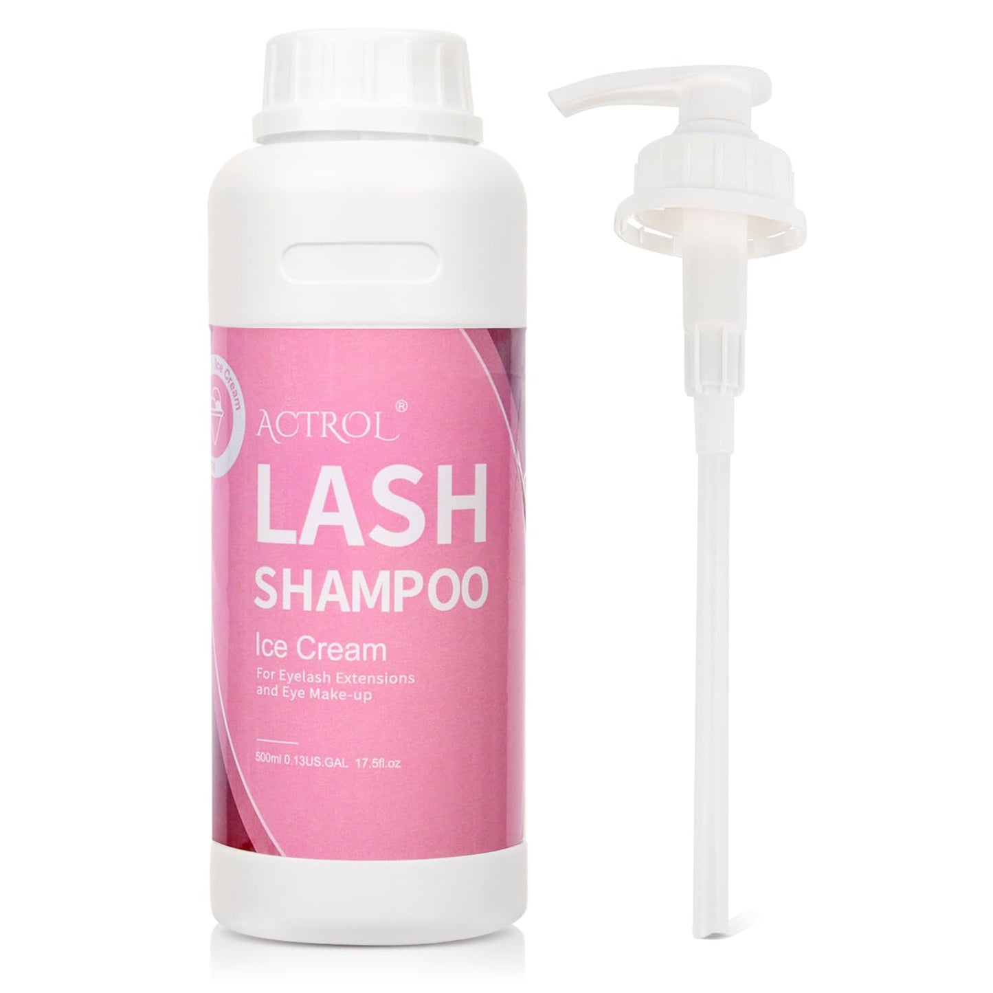 Eyelash Extension Cleanser - Natural Aloe Foaming Shampoo 60ML | Paraben & Sulfate Free, Non-Irritating
