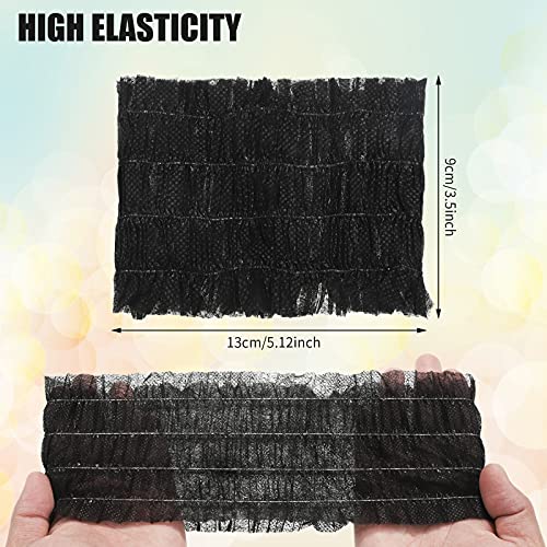 Waydress 100-Pack Disposable Spa Headbands, Stretchable Non-Woven Hair Bands