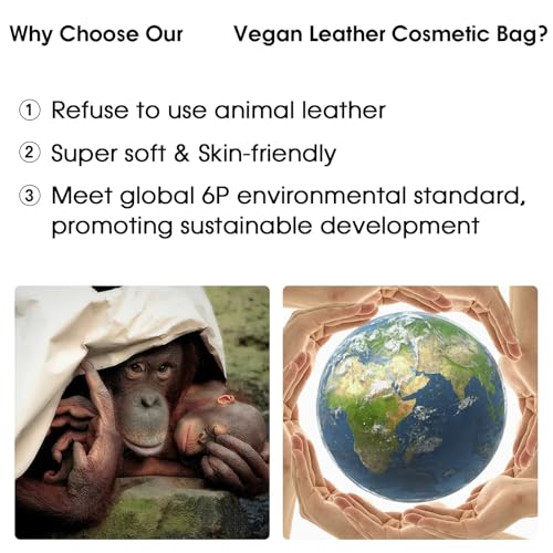 Wandering Nature Makeup Bag - Eco-Friendly Travel Organizer