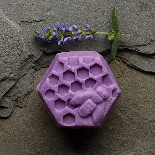 Avital's Apiaries Lavender & Patchouli Shampoo Bar with Quinoa & Honey