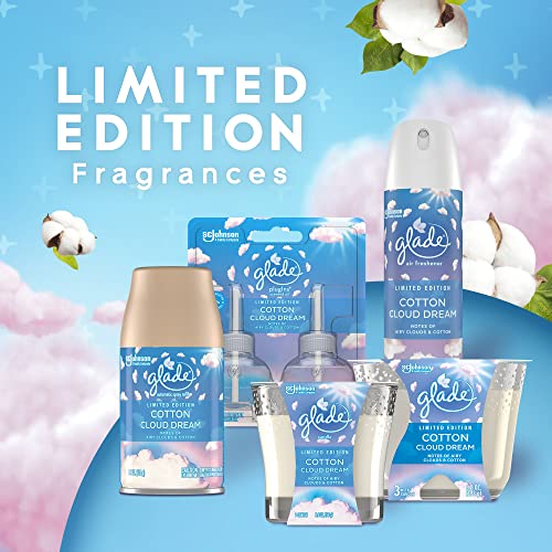 Glade Cotton Cloud Dream Air Freshener Spray, 8.3 Oz, 2 Count