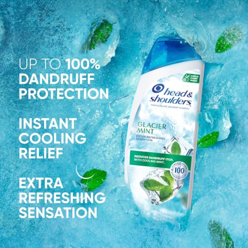 Head & Shoulders Glacier Mint Anti-Dandruff Shampoo 12.5oz - Cooling & Itch Relief