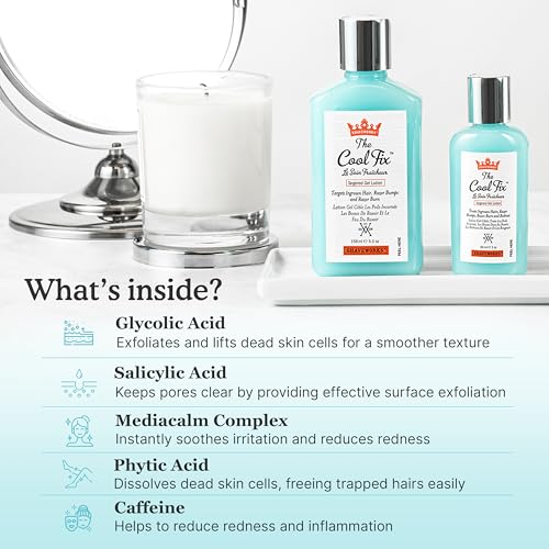 Shaveworks The Cool Fix Aftershave Gel for Women, 2 Fl Oz - Soothes Razor Burn & Ingrown Hairs