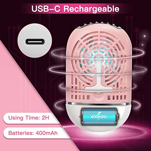 mLogiroa Pink Lash Fan Mini Portable Eyelash Extension Dryer