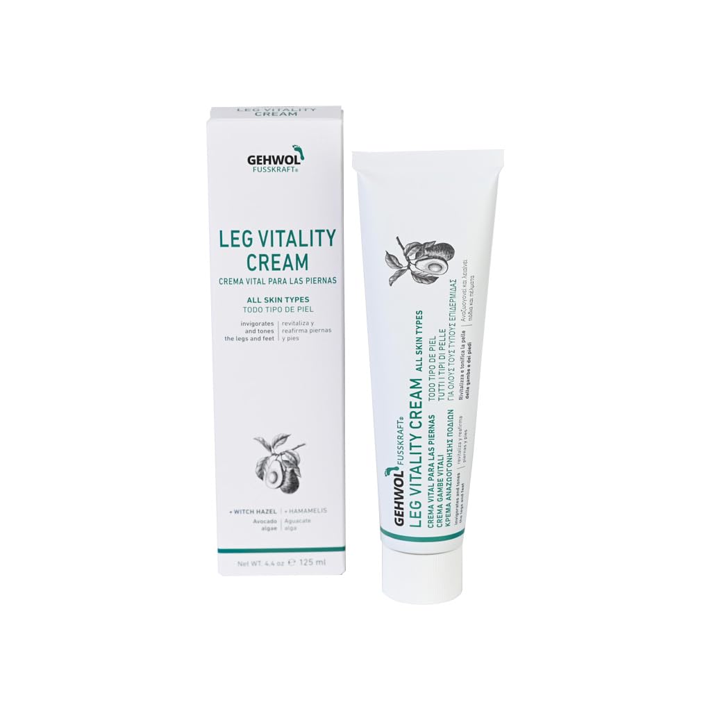 GEHWOL Leg Vitality Cream - Soothing Relief for Tired Legs | 4.4 Ounce