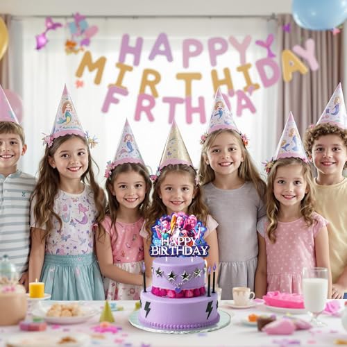Demon Movie Hunters Cartoon Cake Topper - Perfect for Birthdays