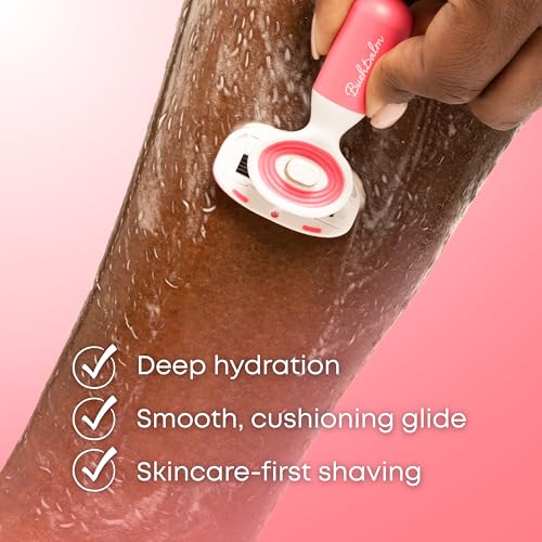 Bushbalm Hydrating Shave Jelly ? Premium Soothing Shaving Gel for Women - Squalane and Aloe Vera, Helps With Post Shave Redness ? 200ml Watermelon Sugar