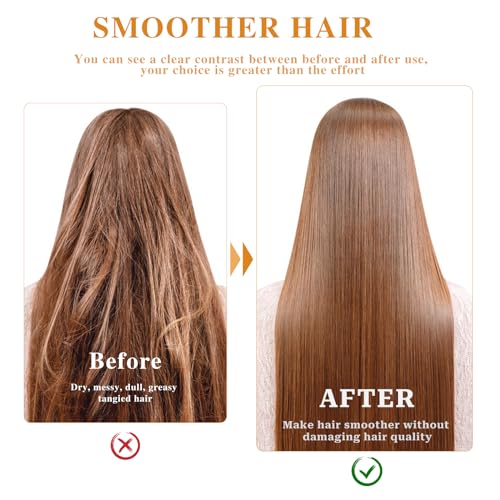 Portable Bamboo Hair Brush - Anti-Static Scalp Massage Comb