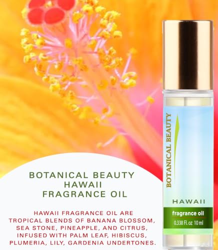 Botanical Beauty Hawaii Tropical Fragrance Oil Rollerball, 10ml