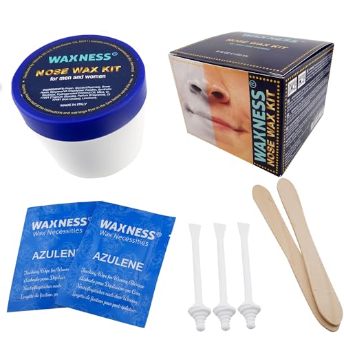 Waxness Microwave Nose and Face Hair Removal Kit, 8.45 oz