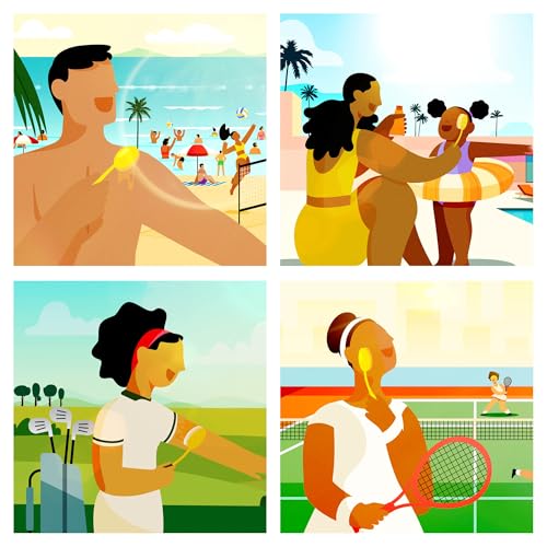 SunSafe Brush Sunscreen Applicator - Easy, Mess-Free UV Protection