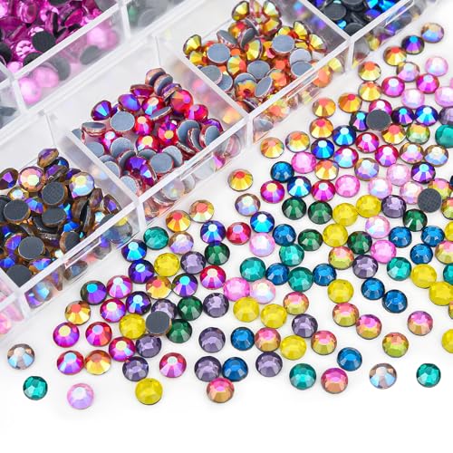 Hot Fix Rhinestones SS16 - 24 Color Mix for DIY Projects