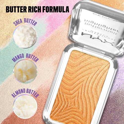 NYX Buttermelt Highlighter - 12H Wear Light Copper Glow
