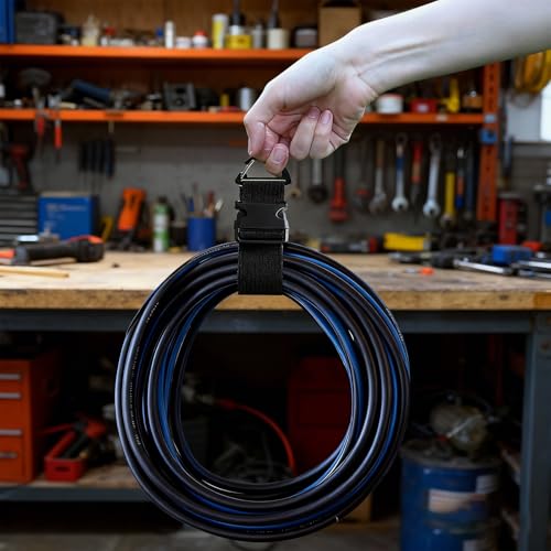 Heavy Duty Extension Cord Holder Organizer - 16 Pack Adjustable Straps