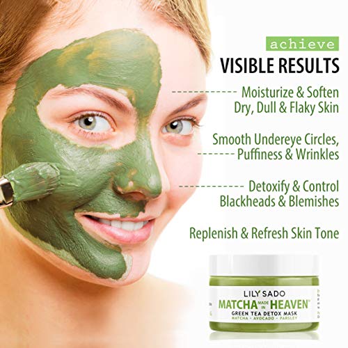 MATCHA HEAVEN Green Tea & Avocado Face Mask - Anti-Aging