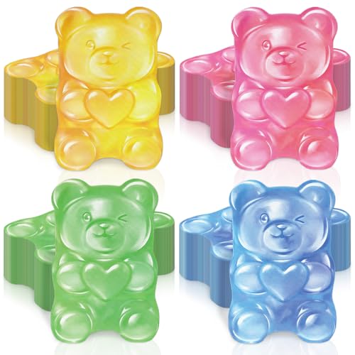 50PCS Candy Bear Napkins - Colorful Disposable Party Supplies