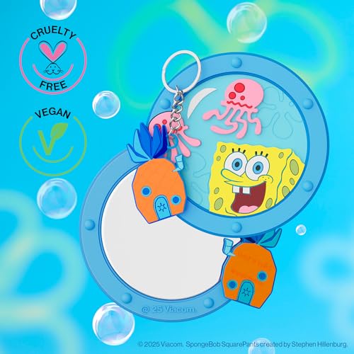 Always Looking Up SpongeBob Mirror & Keychain Set - Fun Acrylic Design