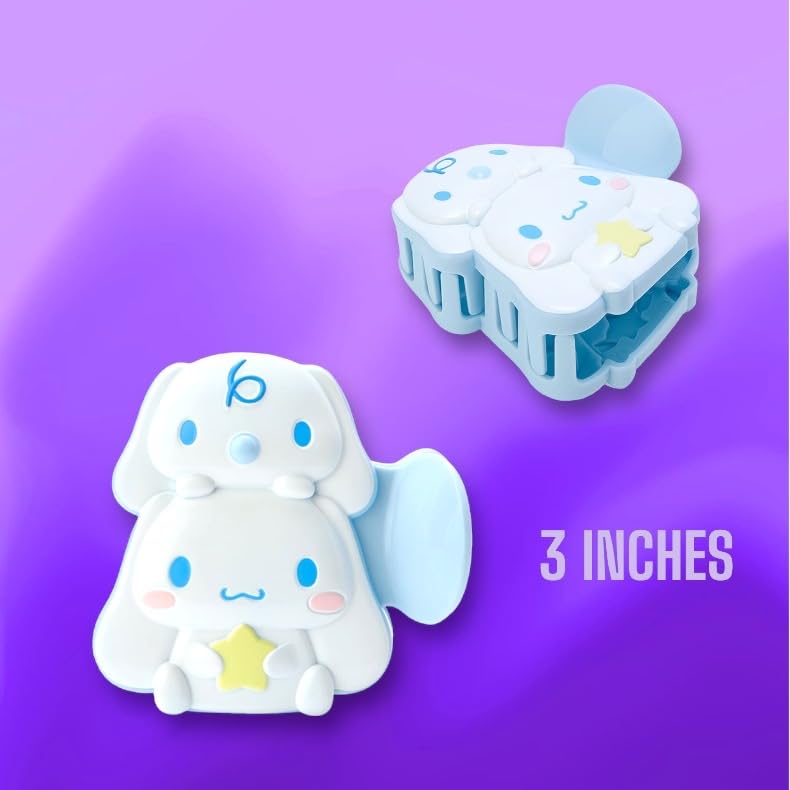 KOZUKI CINN Cinnamoroll Kitty Anime Hair Claw Clips - Cute Japanese Style Hair Accessories