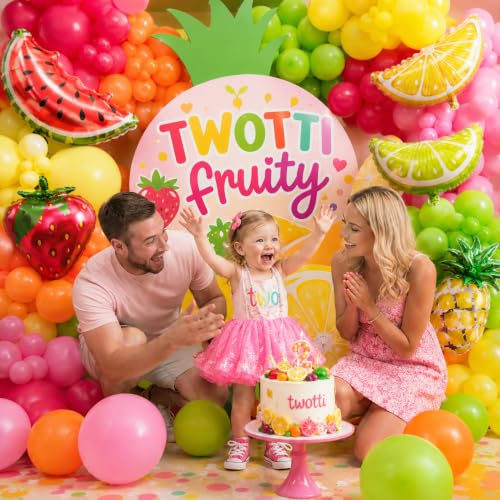 Tropical Fruit Balloon Garland Kit - 145pcs for Birthday Parties
