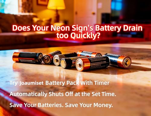 Portable USB Battery Box for Neon Signs with Timer & Dimming
