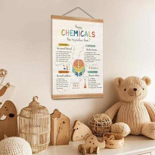 Motivational Mental Health Poster with Frame - 12x16 inches