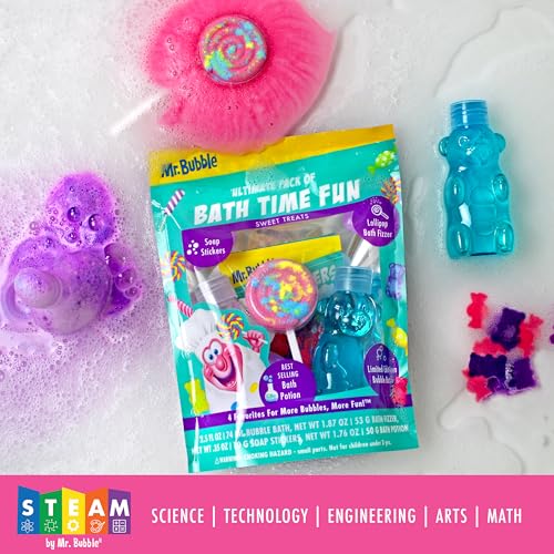 Mr. Bubble Ultimate Bath Time Fun Pack - 4 Favorites for Kids