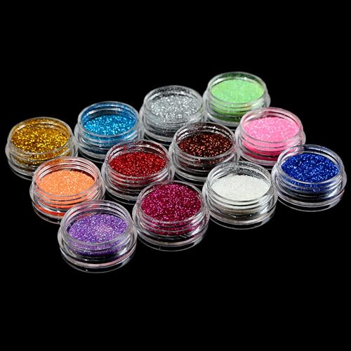 24 Color Body Glitter Set - Fine Cosmetic Glitter for Makeup