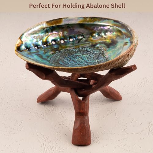 Extra Large 8" Wooden Tripod Stand for Crystals & Decor