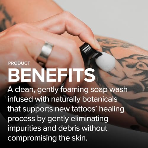 Mad Rabbit Tattoo Aftercare Soap | Fragrance-Free Foam Wash, 2 oz