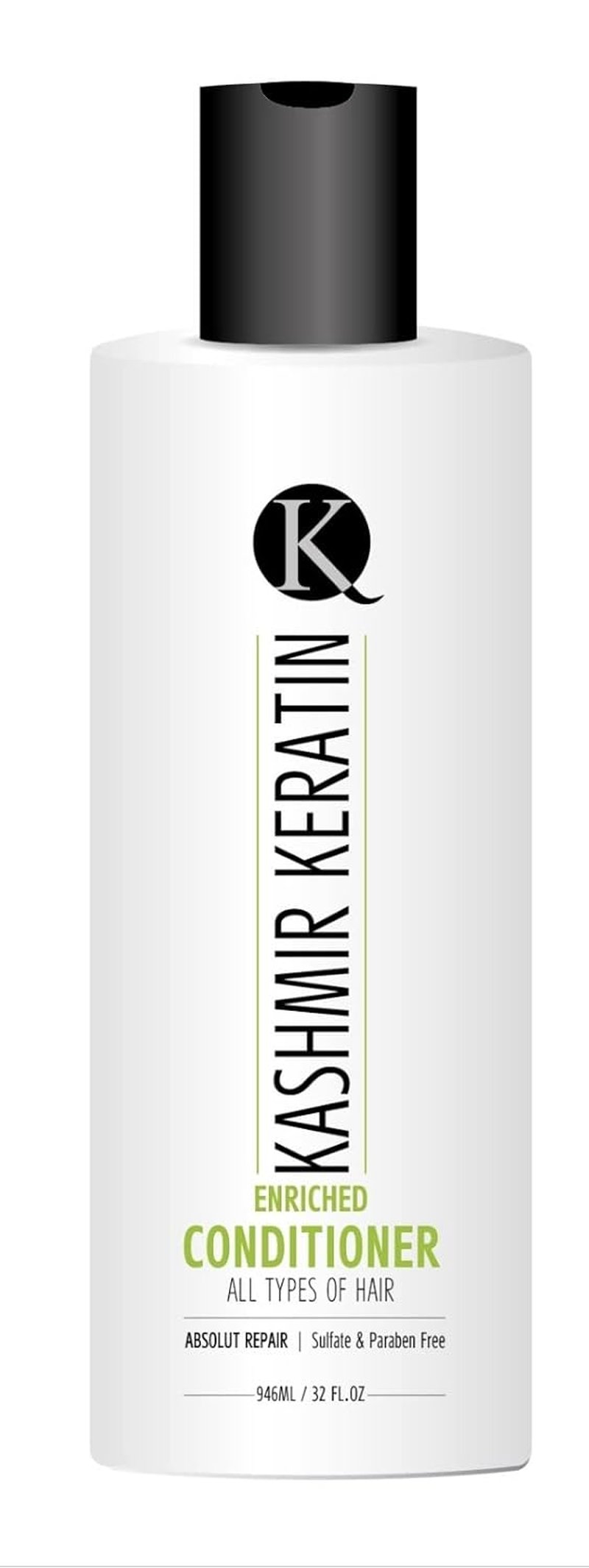 Kashmir Keratin Conditioner - Hydrating Sulfate & Paraben Free | 32 Fl. Oz for All Hair Types