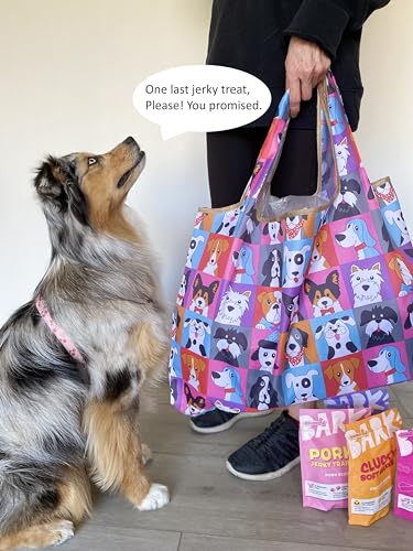 Large Foldable Nylon Reusable Grocery Tote Bags - Eco-Friendly