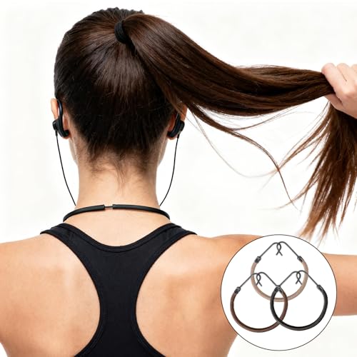 12 Pcs Bungee Hair Ties with Hooks for Curly Long Hair