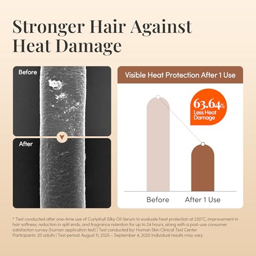 CURLYSHYLL Lightweight Hair Oil Serum for Frizz Control - 70ml