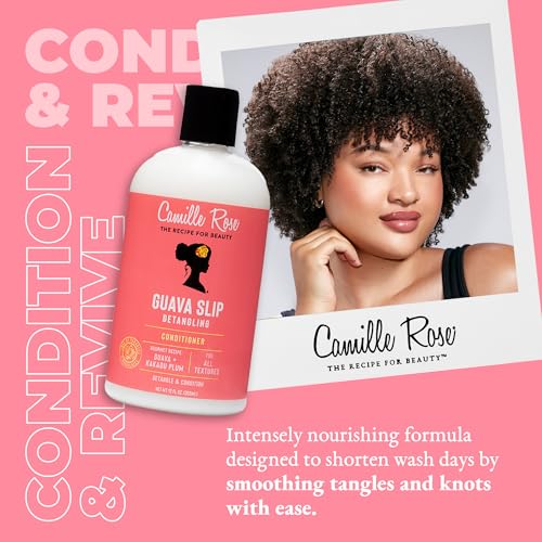 Camille Rose Guava Slip Detangling Conditioner, 12 fl oz