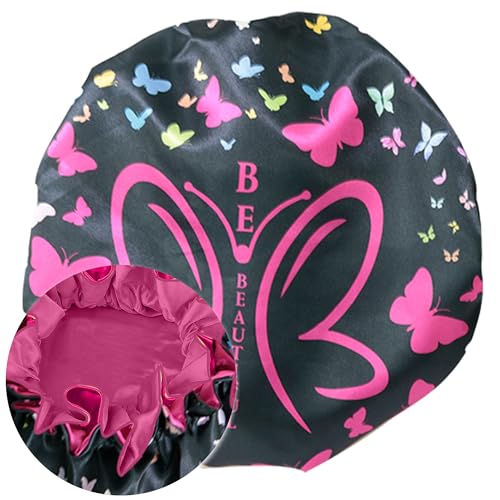 Ruffle Silk Satin Sleep Bonnet for Women | Be Beautiful Extensions