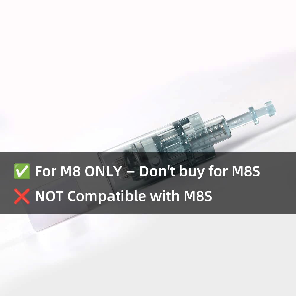 16 Pin Microneedling Pen Cartridges 10pcs for Dr pen M8 M7S Easy to Use Home Use