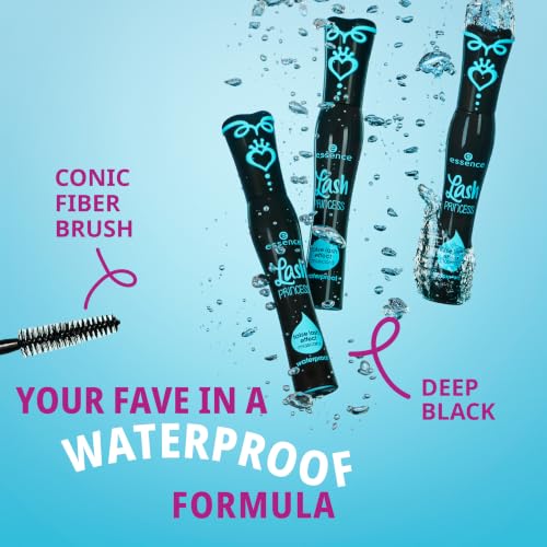 Essence Lash Princess Waterproof False Lash Mascara 0.4 Fl Oz - Black