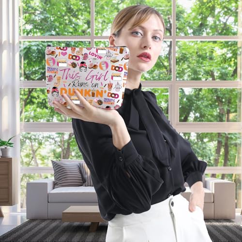 WCGXKO Donut Lover Tote Bag - Coffee and Shopping Gift