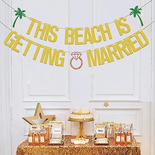 Beach Bachelorette Banner - This Beach Is Getting Married