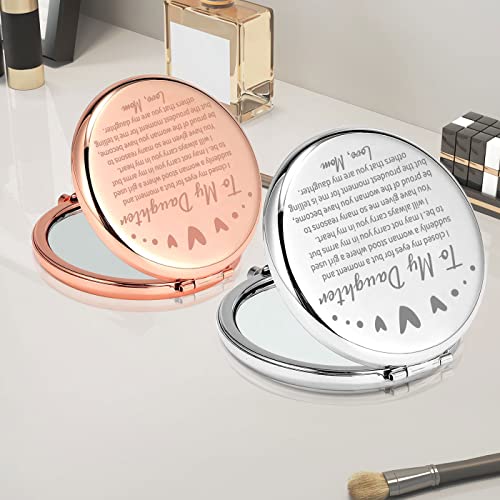 Daughter Compact Mirror with Inspirational Quote - PLITI Closed MM