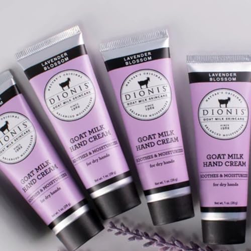 Dionis Goat Milk Hand Cream Lavender Blossom - 1 oz Pack of 4