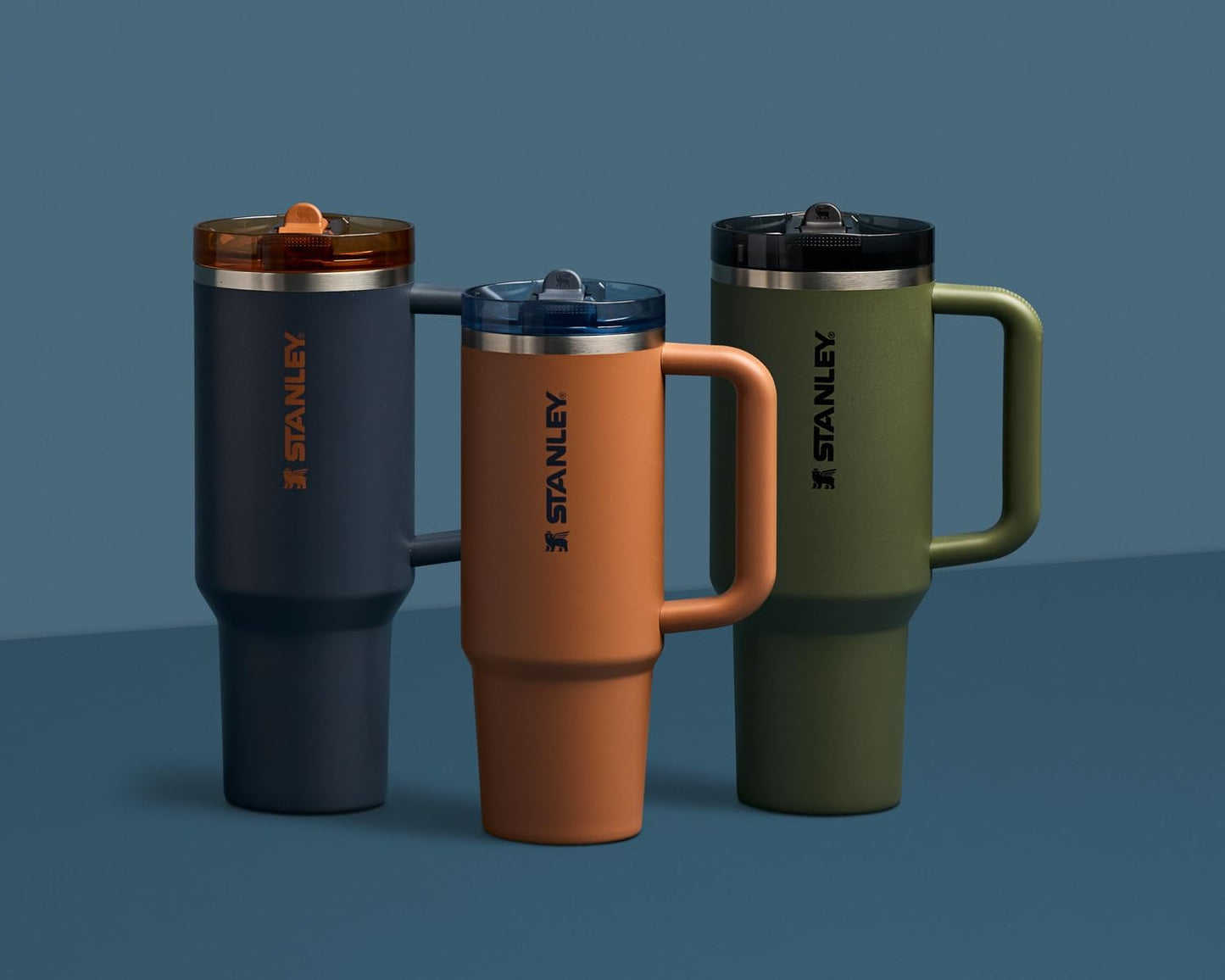 Stanley Quencher ProTour 40 oz Tumbler - Insulated Stainless Steel with Built-In Straw & Handle | Dried Pine VRT