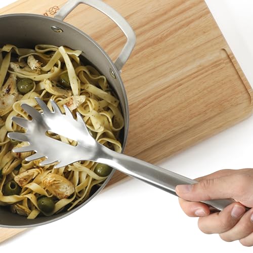 Calphalon Stainless Steel Pasta Server with Tined Head