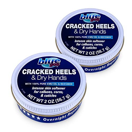 Blue Goo Cracked Heels & Dry Hands Skin Protectant - 2 oz (Pack of 2)