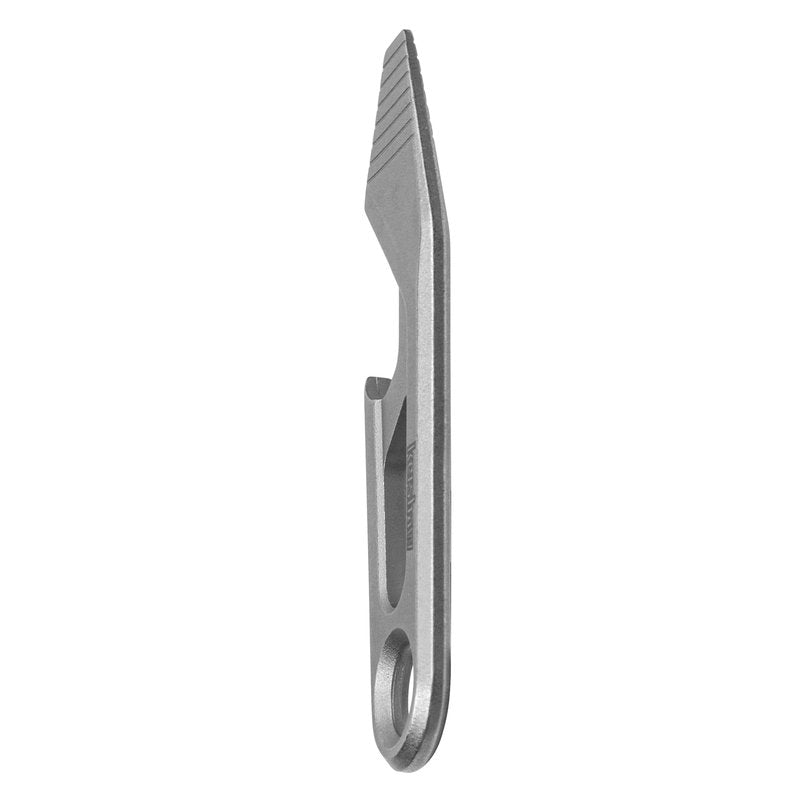 Kershaw Recap Multi-Tool, Stainless Steel, EDC Multi-Tool with Bottle Opener, Pry Bar, and Flathead Screwdriver Tip, Integrated Lanyard Hole, for Key Ring, Pocket or Purse Carry